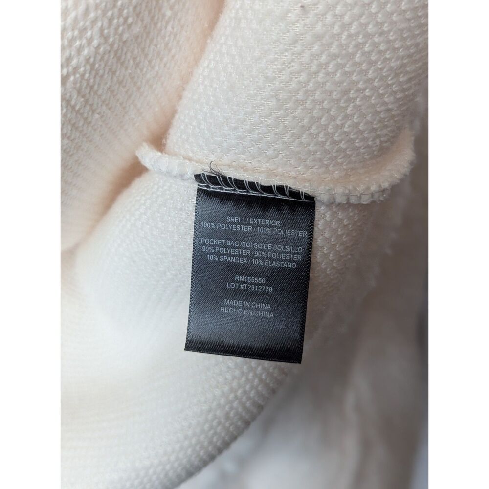 32 Degrees Heat Cozy Sherpa Fleece Shacket Cream M/L - Picture 4 of 5